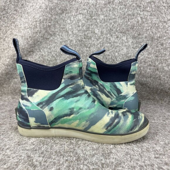 ✅Womens 10 HUK Fishing Boot Rogue Wave Camo Titanium Blue Pull-On Shoes/Sneakers - Picture 10 of 11